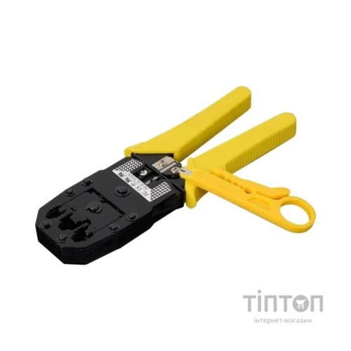 Інструмент Merlion RJ-45 (8P8C), RJ-12/11 (6P6C), 4P/6P/8P, Yellow (YT-BS-3268 / 10135)