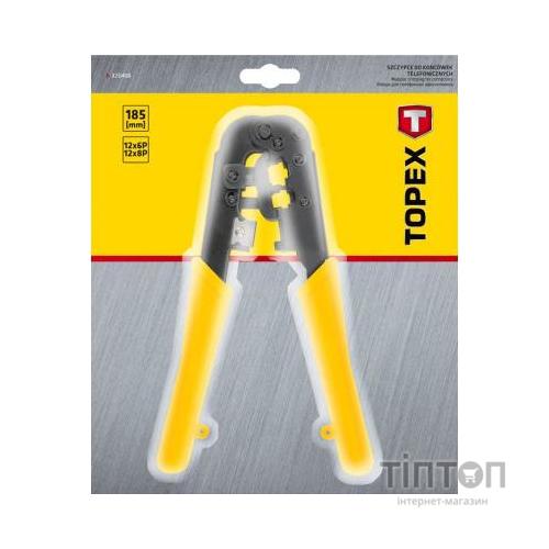 Інструмент Topex для роз'ємів 6Р, 8Р (32D408)
