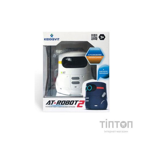 Інтерактивна іграшка AT-Robot Розумний робот з сенсорним керуванням і навчальними картами (AT002-01-UKR)