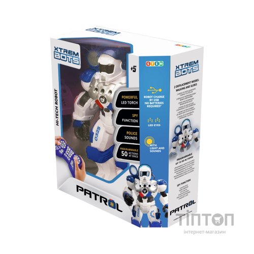 Інтерактивна іграшка BlueRocket Робот Патрульний Stem (XT380972)