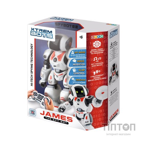 Інтерактивна іграшка BlueRocket Робот-шпигун Джеймс STEM (XT3803084)