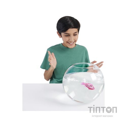 Інтерактивна іграшка Pets & Robo Alive S3 - Роборибка (рожева) (7191-6)