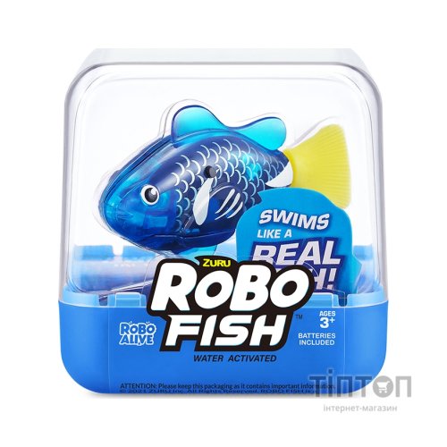 Інтерактивна іграшка Pets & Robo Alive S3 - Роборибка (синя) (7191-4)