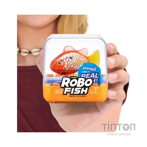 Інтерактивна іграшка Pets & Robo Alive S3 - Роборибка (золотиста) (7191-2)