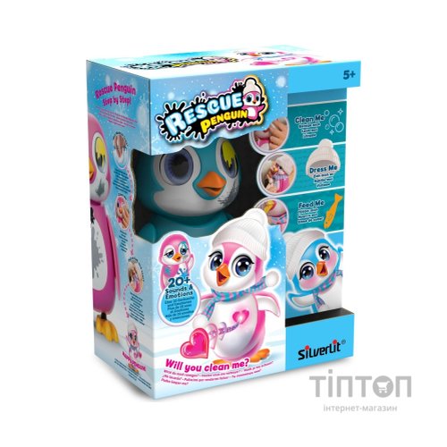 Інтерактивна іграшка Silverlit Врятуй Пінгвіна блакитна (88652)
