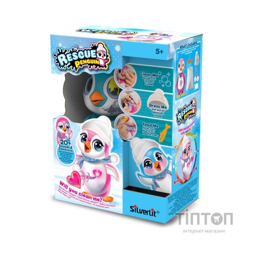 Інтерактивна іграшка Silverlit Врятуй Пінгвіна блакитна (88652)