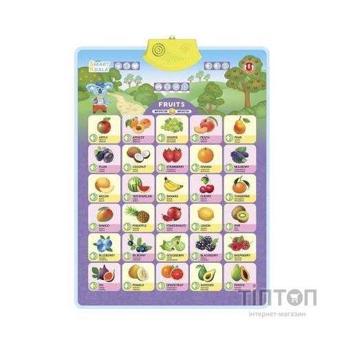 Інтерактивна іграшка Smart Koala Аудіопостер Фрукти (SKCIF3)