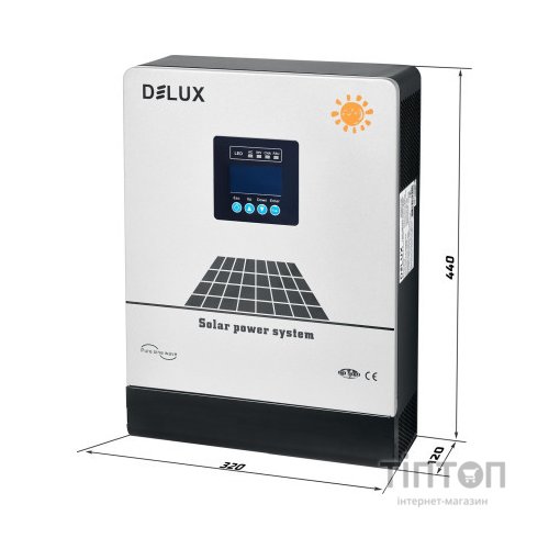 Інвертор Delux NKH-PRO-5KW 48V 80А MPPT (90021796)