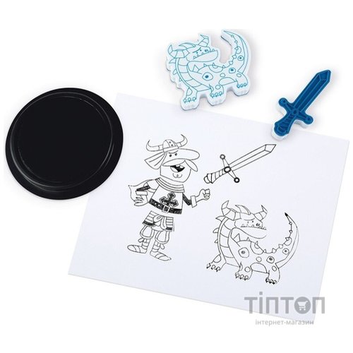 Набір для творчості Janod Штампи Воїни 30 шт. (J07798)