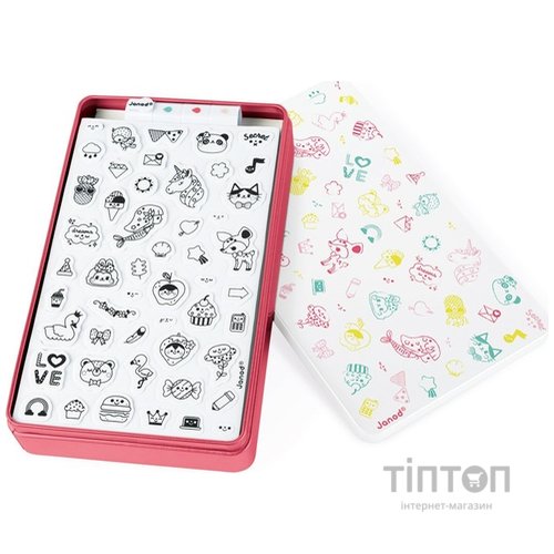 Набір для творчості Janod Штампи Смайли 50 ш (J07801)