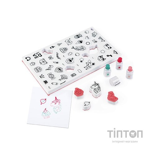 Набір для творчості Janod Штампи Смайли 50 ш (J07801)