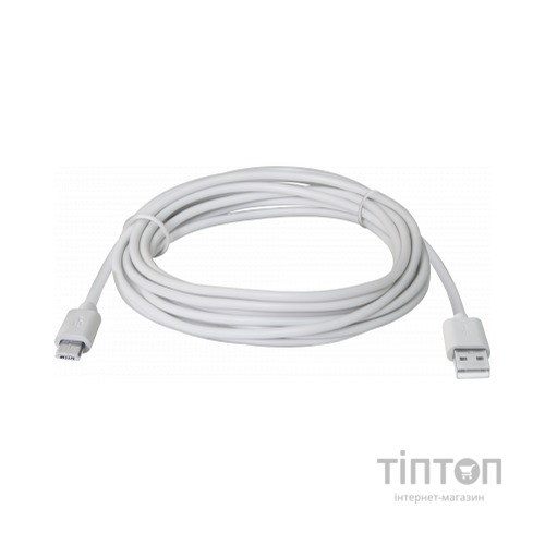 Кабель Defender USB08-10BH USB - Micro USB, white, 3m (87468)