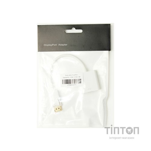 Кабель DisplayPort to HDMI 0.15m PowerPlant (KD00AS1277)