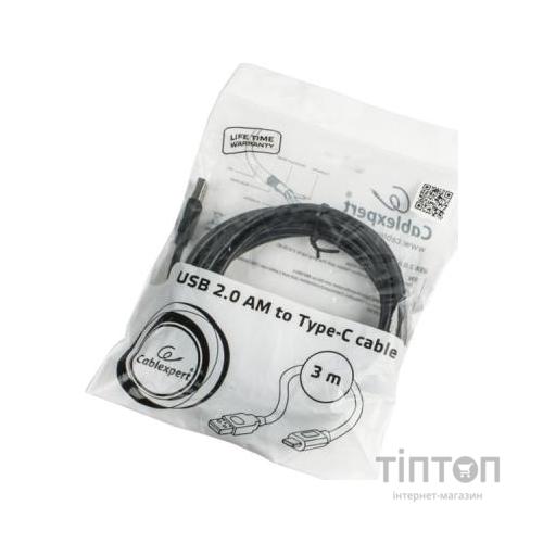 Кабель для передачі даних Cablexpert USB 2.0 AM/CM 3.0 m (CCP-USB2-AMCM)