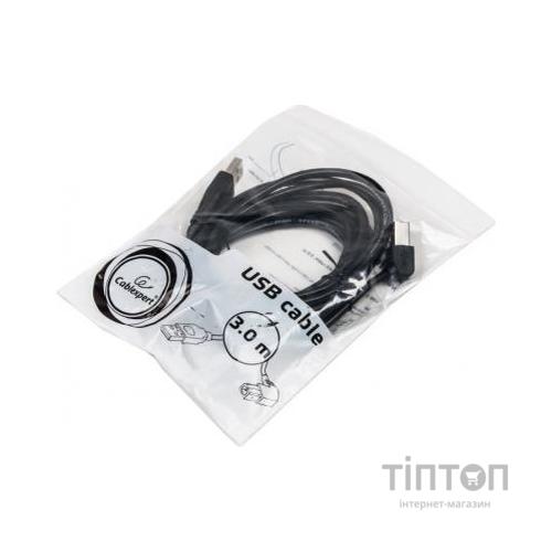 Кабель для принтера USB 2.0 AM/BM 3.0m Cablexpert (CCP-USB2-AMBM90-10)