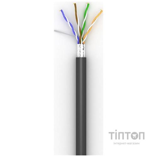 Кабель для внешней прокладки OK-Net КППЭ-ВП (100) FTP, CAT5е, 4х2х0.51,бухта 305м (49330)_
