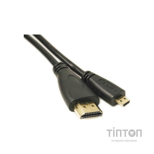 Кабель HDMI A to HDMI D (micro), 2.0m PowerPlant (KD00AS1274)