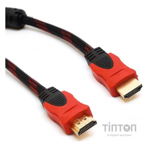 Кабель HDMI M - M,10.0 м, V1.4, до 4K 30Hz, обплетення (S0741)