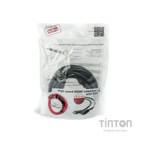 Кабель HDMI male to female 4.5 m Cablexpert (CC-HDMI4X-15)