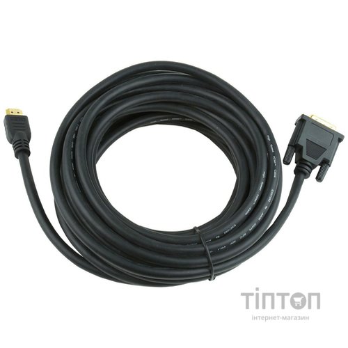 Кабель HDMI to DVI, 1.8m, золотисті конектори