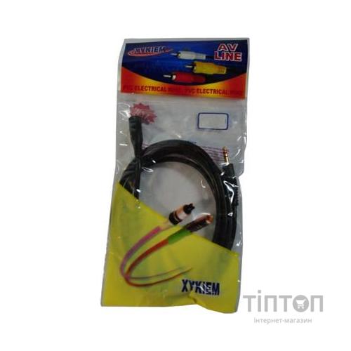 Кабель Jack 3.5 mm тато/Jack 3.5 mm мама Atcom (16848)