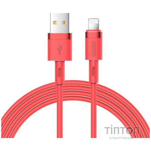 Кабель Joyroom Silicone S-1224N2 Lightning 1m 2.4A red