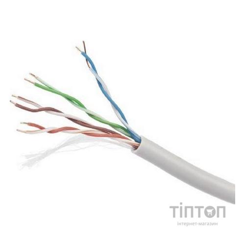Кабель LAN Cablexpert Cat. 6 UTP 4х2х0,5 CCA 100м. алюміній/внутрішній/екранований фольга (FPC-6004-SOL/100)
