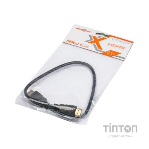 Кабель Maxxter HDMI to HDMI 0.5 m (V-HDMI4-0.5 M)