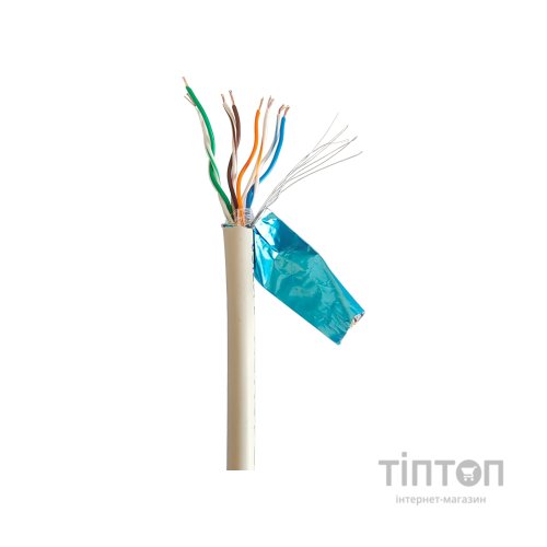 Кабель мережевий Cablexpert FTP 100м, cat 5e, CCA, AWG24, Patchkabel (FPC-5004E-L/100)