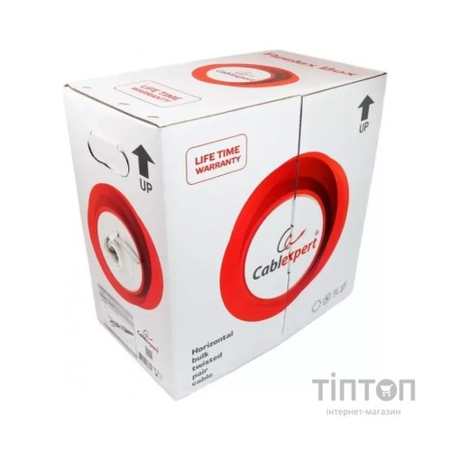 Кабель мережевий Cablexpert FTP 305м, cat.5e, 4 пари, 0,48 мм, багатожильний, CU (FPC-5004E)