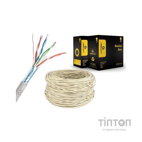 Кабель мережевий Cablexpert FTP 305м, cat 5e, CCA, AWG24, Patchkabel (FPC-5004E-L)