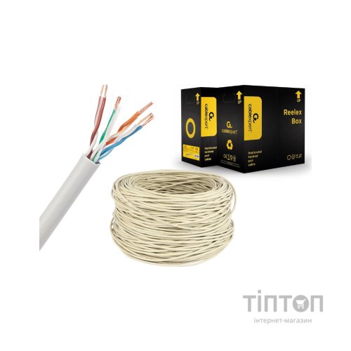Кабель мережевий Cablexpert UTP 305м, cat 5e, CCA, AWG24, Patchkabel (UPC-5004E-L)
