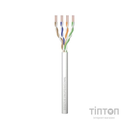 Кабель мережевий Digitus UTP 305м, cat 5e, CU, AWG24/1, LSZH (DK-1513-VH-305)