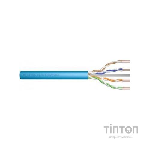 Кабель мережевий Digitus UTP 305м, cat 6A, CU, AWG23/1, LSZH, blue (DK-1613-A-VH-305)