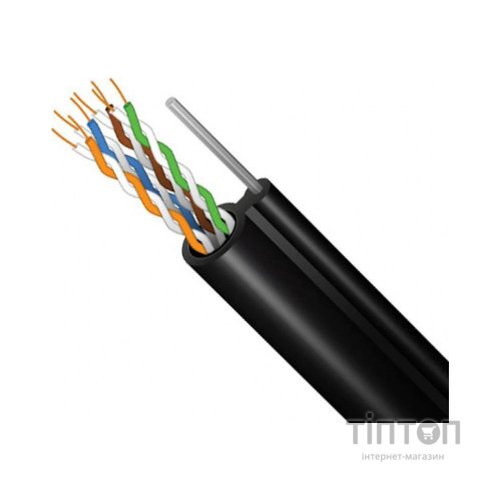 Кабель мережевий FinMark FTP CAT5e 4P 24AWG PE-M B 305m Drum, внешний, проволка 1,2мм (054595)