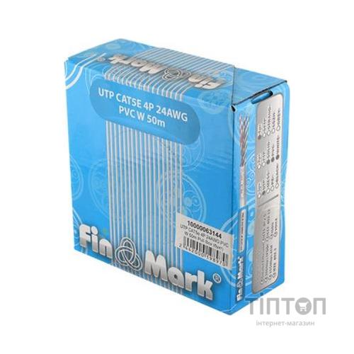 Кабель мережевий FinMark UTP 305м CAT5e 4P 24AWG PVC W Pull Box (049449)