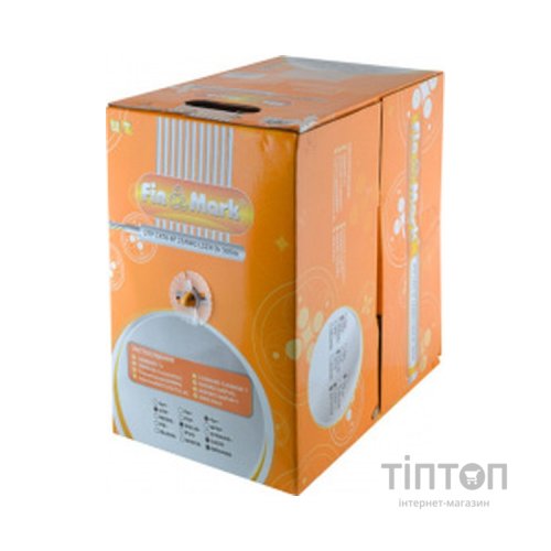 Кабель мережевий FinMark UTP 305м CAT6 4P 23AWG LSZH Or Pull Box (163151)