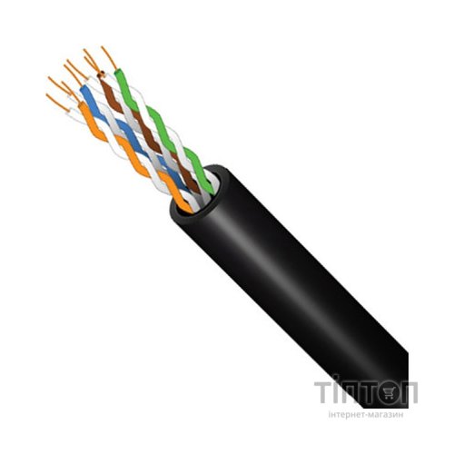 Кабель мережевий FinMark UTP 500м CAT5e 4P 24AWG PE B Drum (054623)