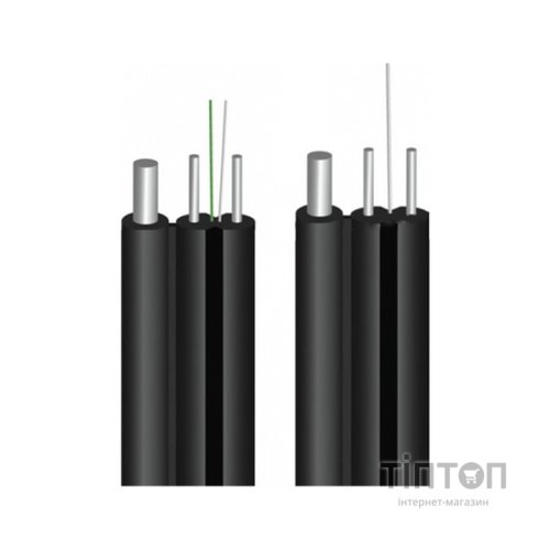 Кабель мережевий FinMark Волоконно Оптичний (ВО) 2*волокон, 1км=1бхт (009296 / FTTH002-SM-18/Flex)