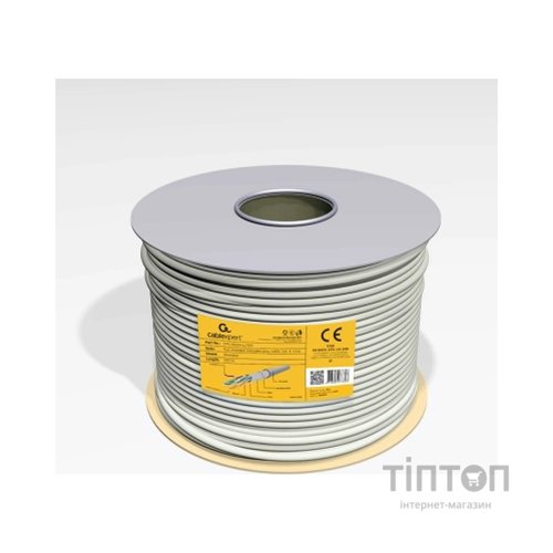 Кабель мережевий FTP 100м, cat 6, CCA, AWG23, Patchkabel Cablexpert (FPC-6004-L/100)