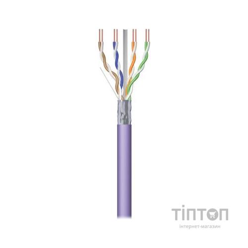 Кабель мережевий Kingda UTP 305м, cat 5e, CU, 4 pairs, 24AWG, LSZH, violet (KDUT8001-LSZH)