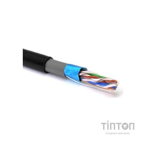 Кабель мережевий Merlion FTP 305м КНПЕ (4*2*0,51) 4Р 24AWG [СCA] Black (03496)