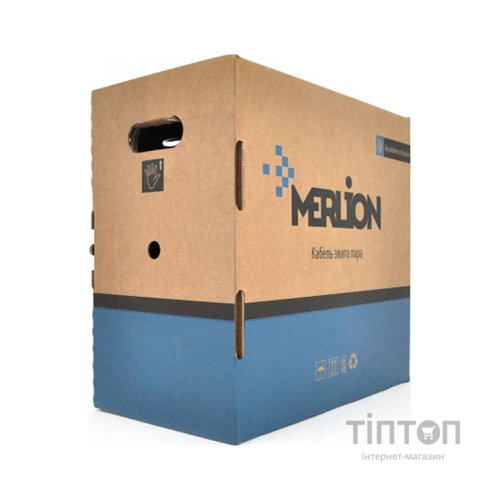 Кабель мережевий Merlion FTP 305м КНПЭ 4*2*0,54, cat.6, зовнішній [СCA] (09179)