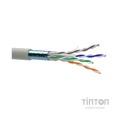 Кабель мережевий OK-Net FTP 305м cat.6 (F/UTP-cat.6) (КПВЭ-ВП (250) 4*2*0,54)