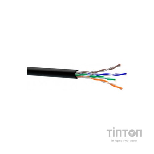 Кабель мережевий OK-Net UTP 100м cat.5e outdoor (U/UTP-cat.5Е-SL) (КПП-ВП (100) 4х2х0,49 / 100)