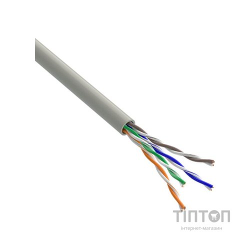 Кабель мережевий OK-Net UTP 100м cat.5e (U/UTP-cat.5Е-SL) (КПВ-ВП (100) 4х2х0,46 / 100)