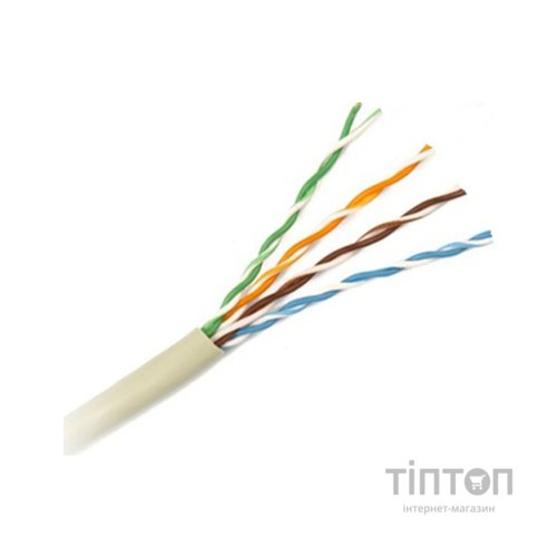 Кабель мережевий OK-Net UTP cat.5e 305м (U/UTP-cat.5Е) (КПВ-ВП (350) 4*2*0,50)
