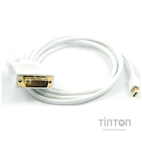 Кабель Mini DisplayPort M - DVI 25 M 1.8м білий (S0197)
