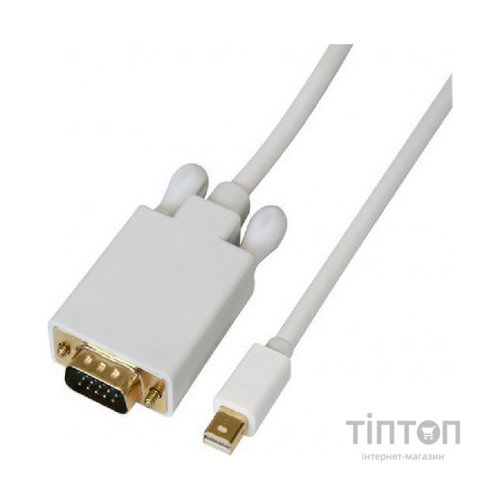 Кабель Mini DisplayPort M - VGA M 1.8м білий
