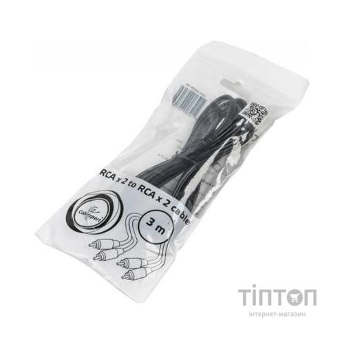 Кабель мультимедійний 2RCA to 2RCA 3.0m Cablexpert (CCA-2R2R-10)